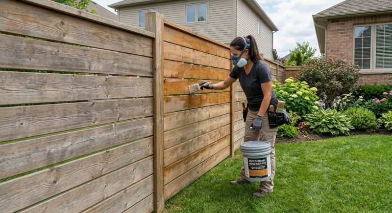 Cedar Fence Sealing in Kitsap County, WA