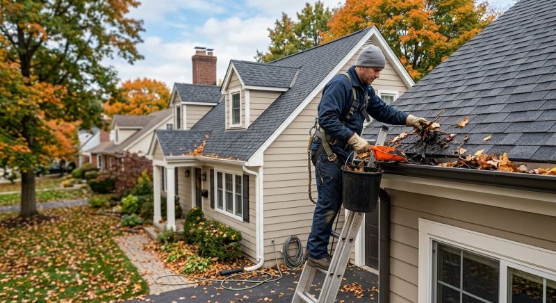 Clogged Gutter Clearing in Fredericksburg, VA