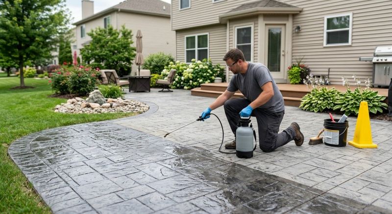 Porch Concrete Sealing in Alpharetta, GA