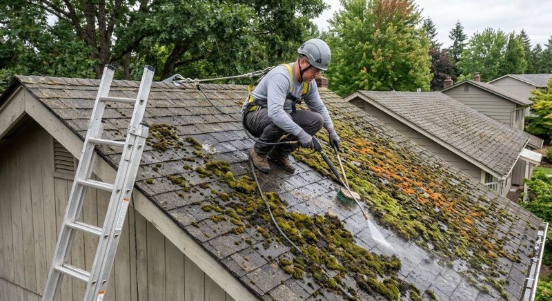 Roof Mildew Removal in Vancouver, WA