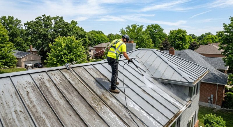 Rubber Roof Cleaning in Vancouver, WA