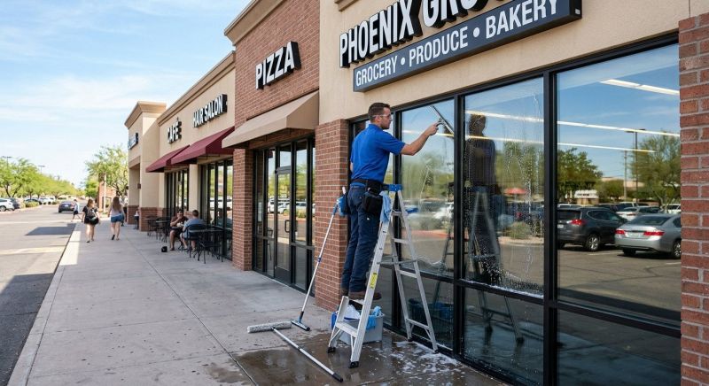 Shopping Mall Window Cleaning in Denver County, CO