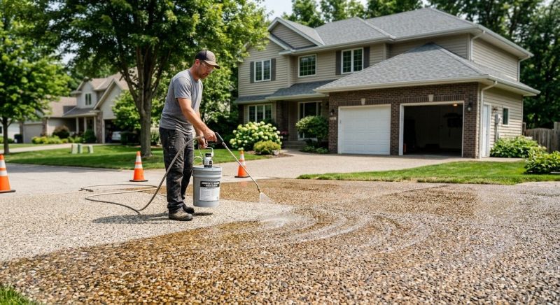 Stamped Concrete Sealing in Kansas City, KS